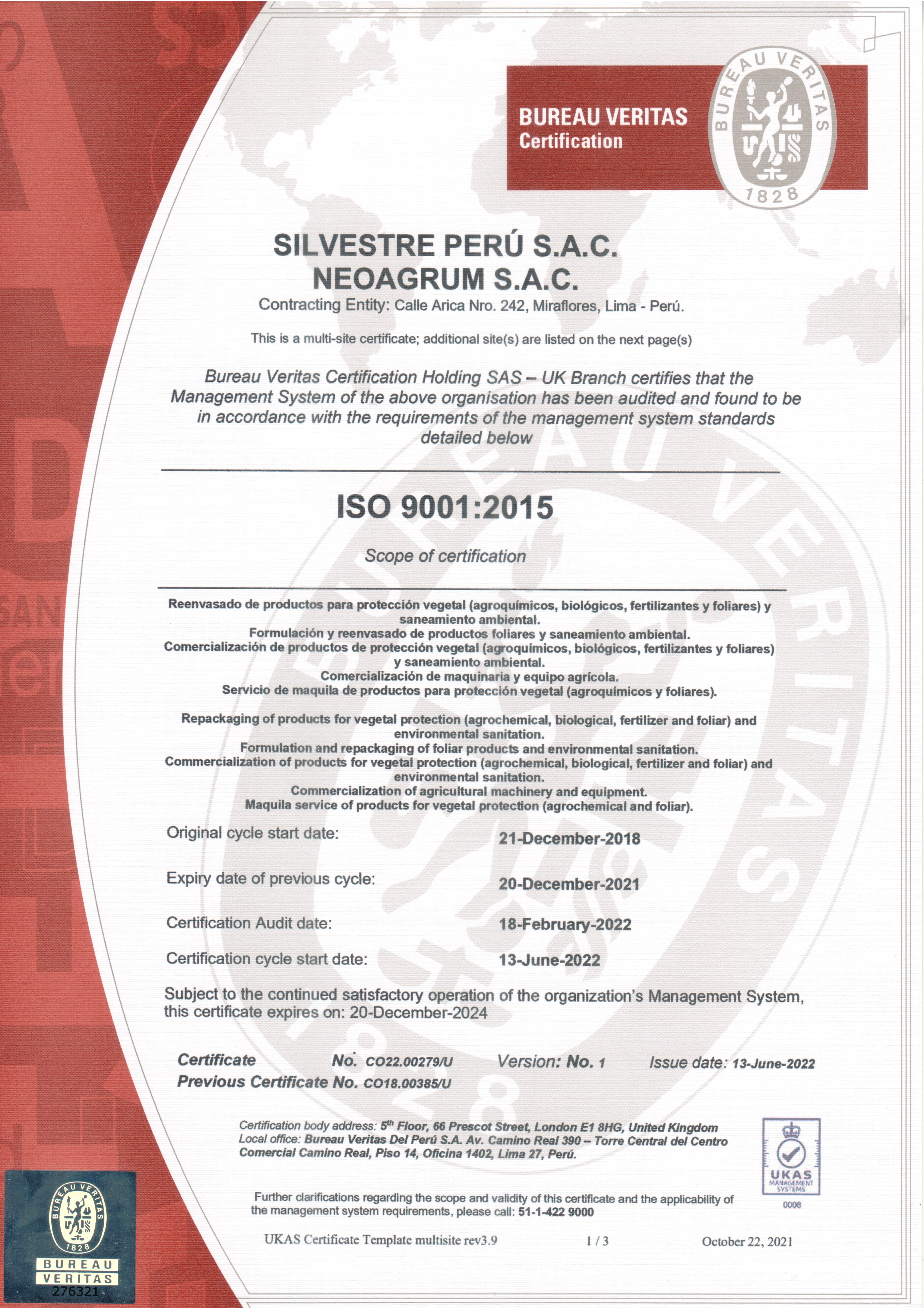 Certificado iso 2