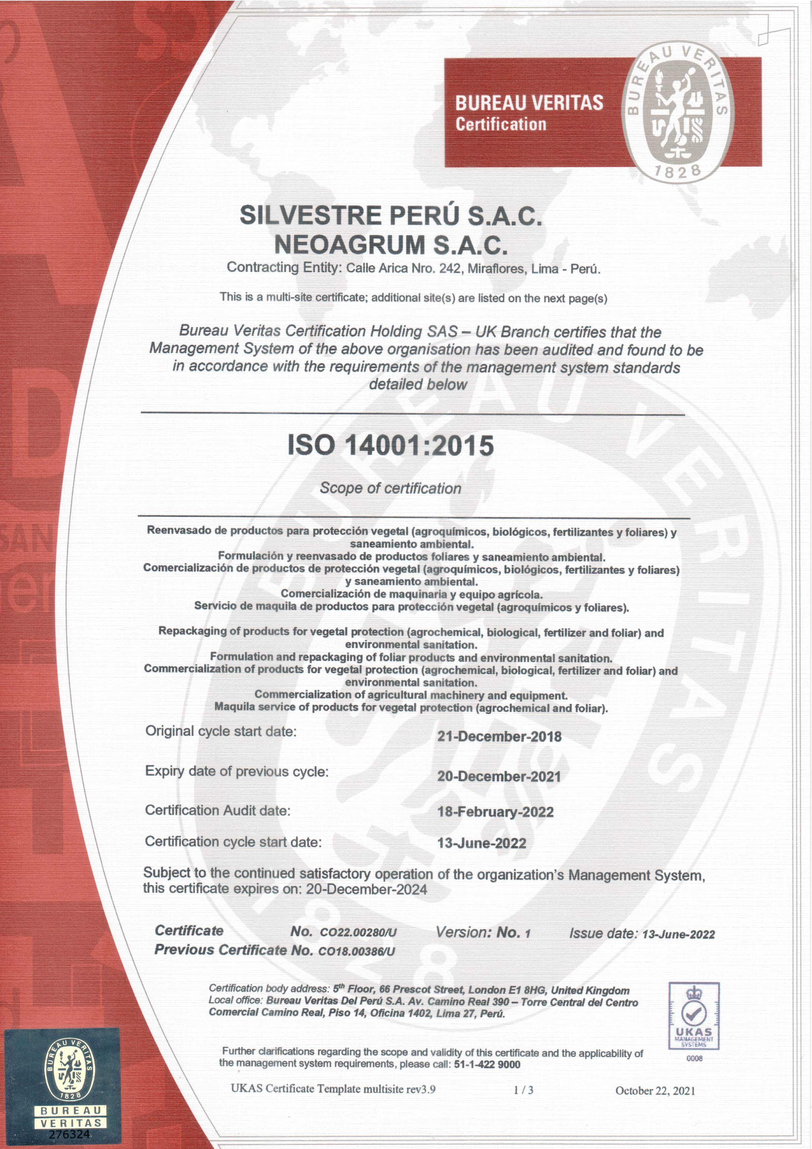 Certificado iso 3